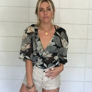 VINTAGE TROPICAL COVER UP
